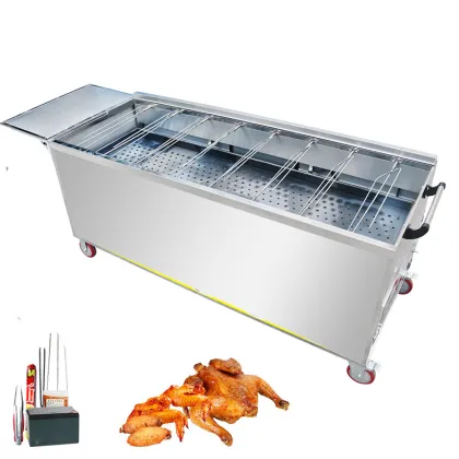 Smokeless Electric Drumstick Grill Tricycle