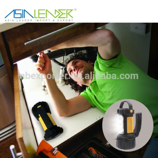 Powered by 2AA Battery Multifunction Adjustable Cordless Spotlight