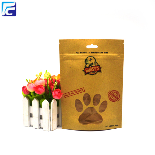 Sacchetto di cibo per cani di Brown Kraft Paper Bag all&#39;ingrosso