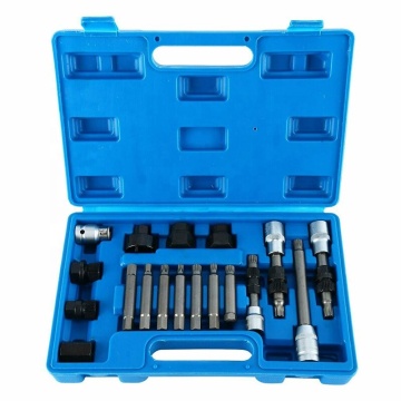 Roktools 18 Piece Alternator Tool Kit: Socket Bits and Round Socket Set
