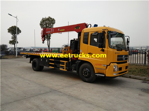 DFAC 8ton Tow Wrecker Magari na cranes