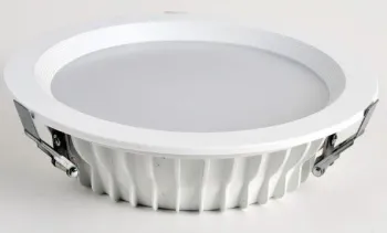 Flat Round 24w Led Ceiling Downlight 60hz 2000 Lumen For Wall