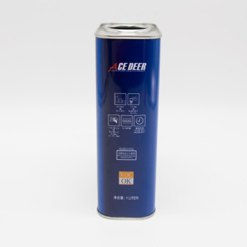 1L Paint tinplate can with plastic cap