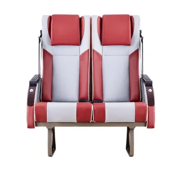VIP Luxury Leather Bus Seat with Heated Rest