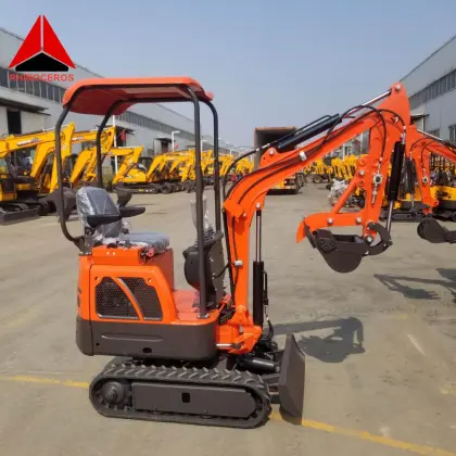 Rhinoceros Mini Diggers Moving Type 1.0 Ton Excavator