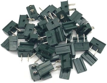 Holiday Christmas Lighting Outlet: Male and Female Slip Plug Set - Vampire Plug Zip Plug Wholesale