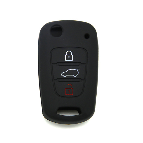 Kia 3 buttons Car Key Cover Silicone