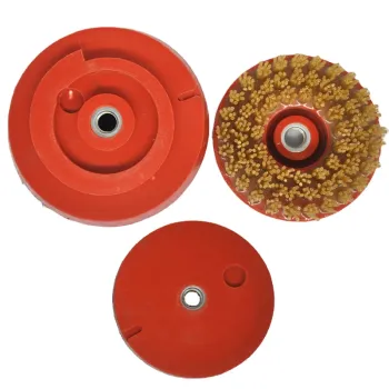 Round Antique Diamond Grinding Abrasive Brush for High Polishing Effect on Stone