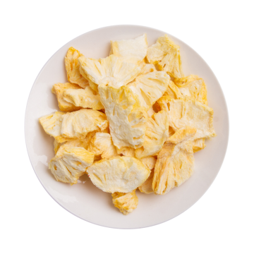 100% Natural Freeze-Dried Pineapple Slices and Dried Fruits - 10KG