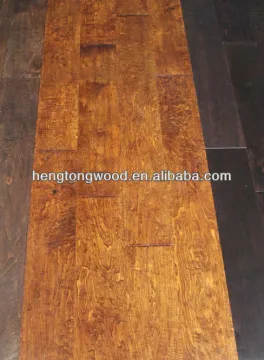 Rustic hand-scraped hardwood flooring, engineered flooring, birch pure human hand scratch engineered floors