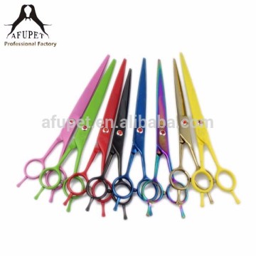 different color 7.5 inch right hand dog scissors for grooming