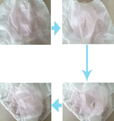 Latest Hot Selling/ Disposable Paper Panties Front Open Men Underwear for refugee