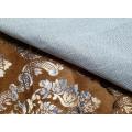 Knitted Material Foil Velvet Bronzing Fabric for Furniture