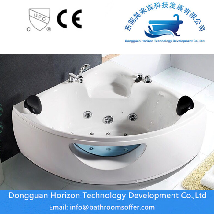 Acrylic Corner Jacuzzi Bath Bathroom Showers, High Quality Acrylic