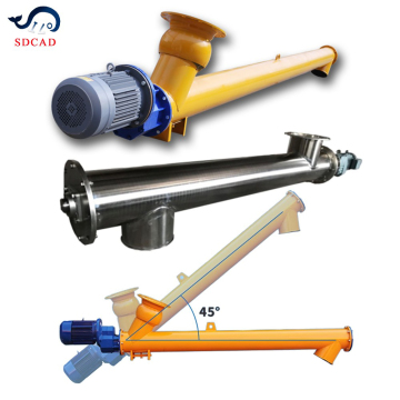 SDCAD Brand Concrete Mixer Screw Conveyor Price: Specializing in Handling Wet Materials