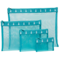 4pieces a set nylon mesh bag with zipper