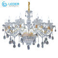 LEDER Crystal Pendant Lamps For Bedroom