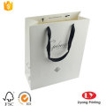 Wedding White Paper Bags with Black Handle