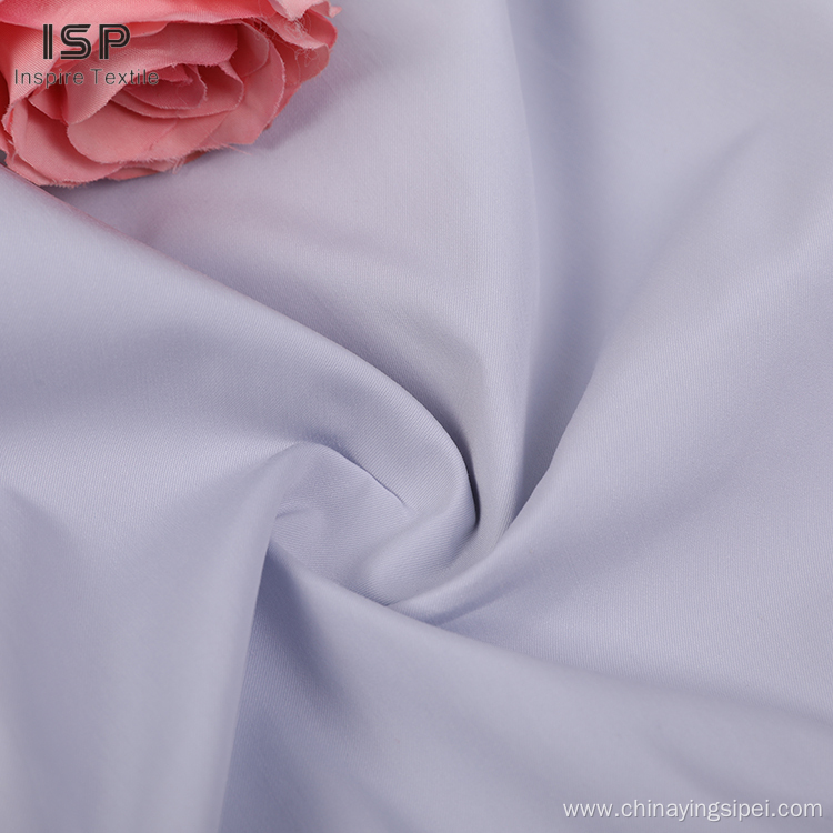 stocklot solid plain cotton polyester fabric
