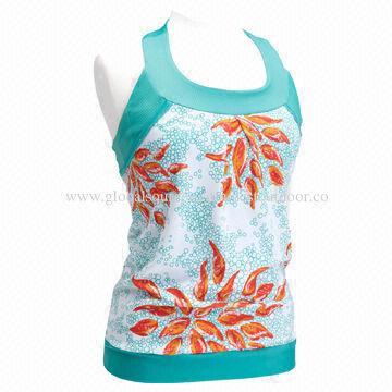 Tank top, quick drying, road cycling, polyester, ladies, built in bra, loose,fashion