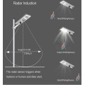 100W integrerad solgatabelysning allt i ett