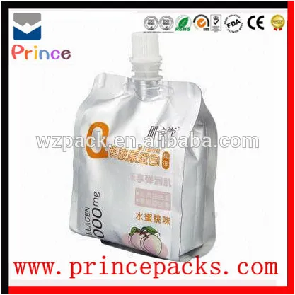 stand up drink pouch with spout