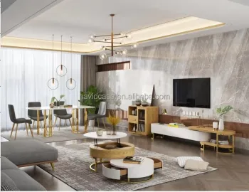 Luxury Modern Wooden Multifunctional Coffee Table C2826