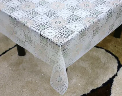 Printed pvc lace tablecloth by roll ottawa