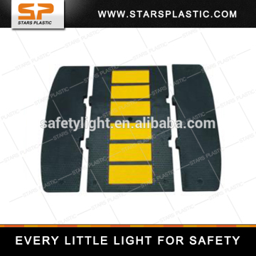 100% Recycled Rubber Road Safety Black & Yellow Speed Hump SB-A74 - 006/007