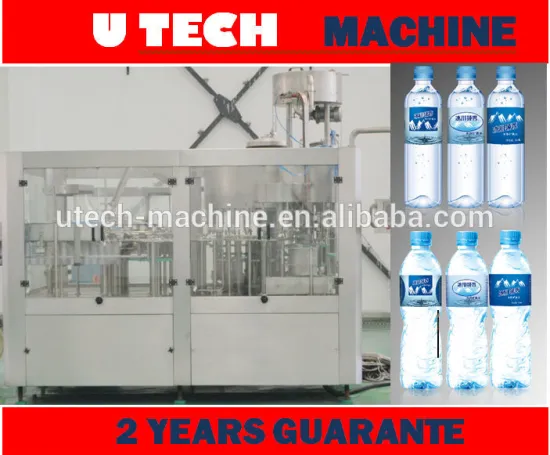automatic mineral water bottle filing machine