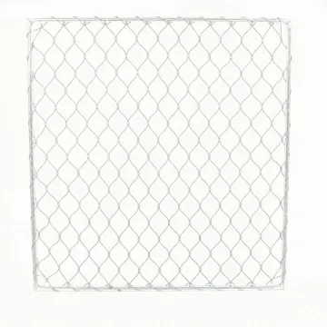 Factory Sale Flexible Zoo Netting Monkey Cage Diamond Stainless Steel Wire Rope Mesh