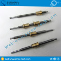 High quality rolled lead screw with round nut