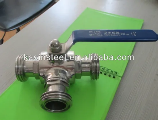 Sanitary Three-Way Ball Valve