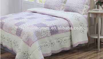 China supplier 100% polyester patchwork bedding sets
