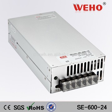 SE-600-24 24v 25a single output power supply dc