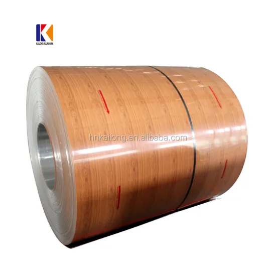 Aluminum Alloy Wood Grain Coated Sheets for Ceiling Decoration
