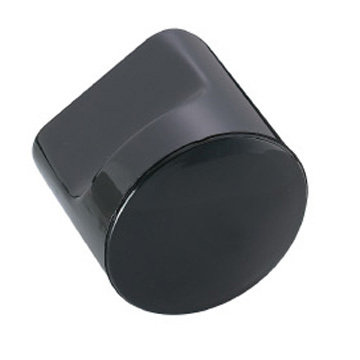 Plastic Black Door Pull Handle for Toilet Cubical (HDL02-6)