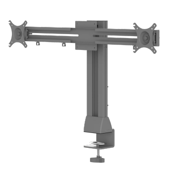 Adjustable Dual Arm Monitor Stand for Gaming: Upgraded Computer Accessories for Improved Workspace Efficiency