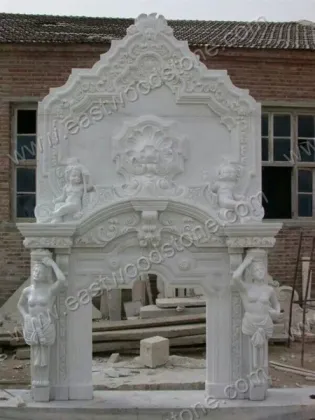 delicate colors perfect in workmanship stone fireplace for living room