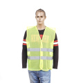 Safety vest with high standard reflective stripes