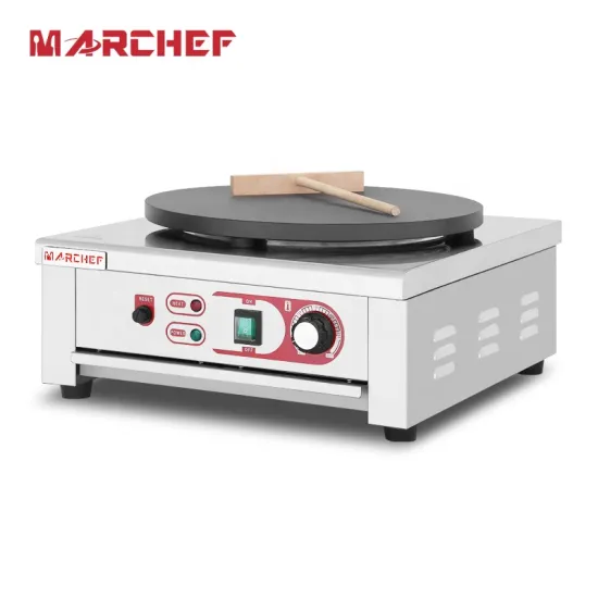 High Quality CE Commercial Non Stick Cast Iron 3kw Crepe Making Machine