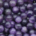 Amethyst 8MM Stone Balls Home Decoration Round Crystal Beads