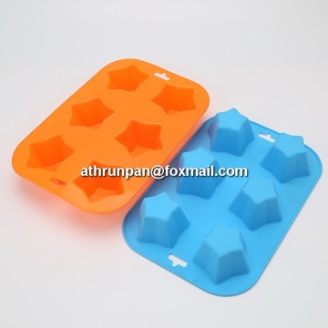 star shape chocolate silicone mould wholesale