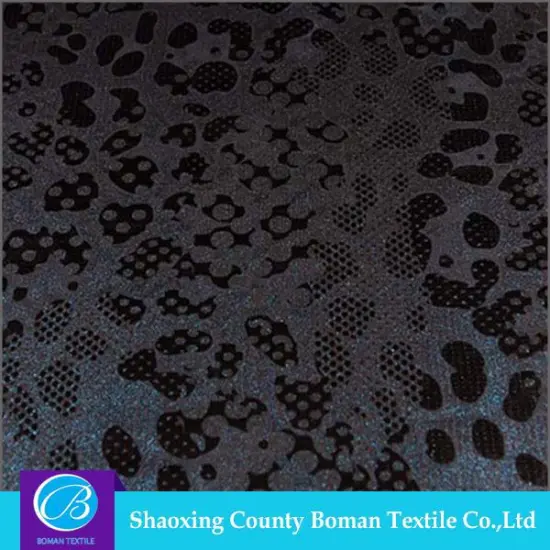China supplier High quality Beautiful Knitted foiled print fabric
