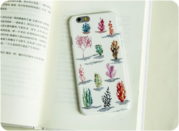 Fashionable seabed seafloor vegetation digital color printing Hard PC phone cases for iphone6 iphone6 plus