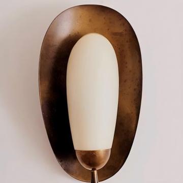 Spanish Style Modern Luxury Villa Interior with Natural Marble and Copper Wall Lamps