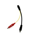 Cavo per test di alimentazione CC con clip a coccodrillo Cavo adattatore maschio femmina CC 5,5x2,1 mm