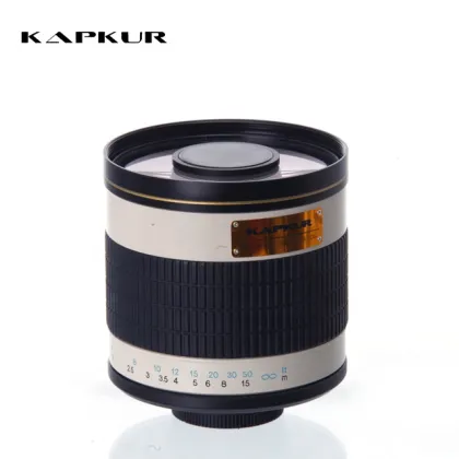 High Definition Manual Focus 500mm f/6.3 Mirror Lens for Canon and Nikon