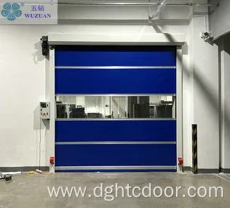 Automatic Industrial PVC High Speed Rolling Shutter Door