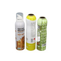 Waist shrinking aerosol body deodorant spray can